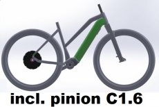L + pinion C1.6 Future E2B heren L C1.6