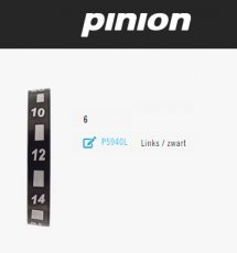 P5940L Pinion getallen-ring links zwart 6